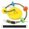 Large Children's Disc Swing with Climbing Rope - Sensory Training Playground Toy for Kindergartens