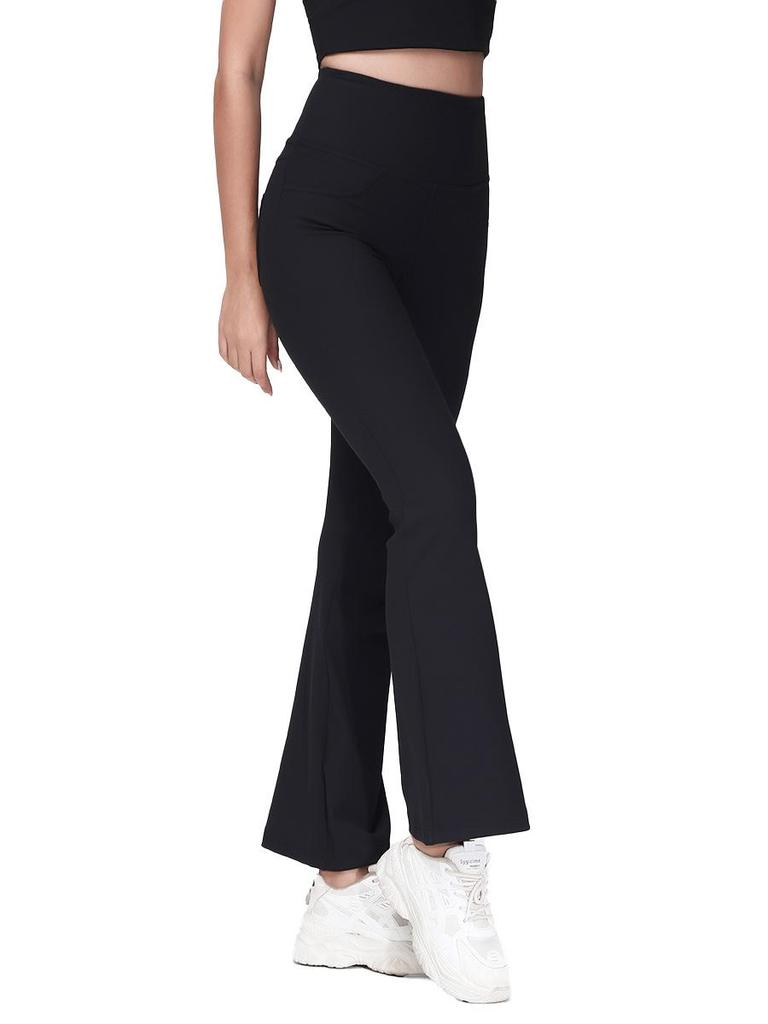 Women's High-Waist Yoga Flare Pants - Slimming Sport & Casual Leggings