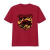 GATECREEPER Craving Flesh T Shirt Gothic Wolf Flame Design for  Vintage Washed Breathable Graphic Stylish Homme Unisex Soft