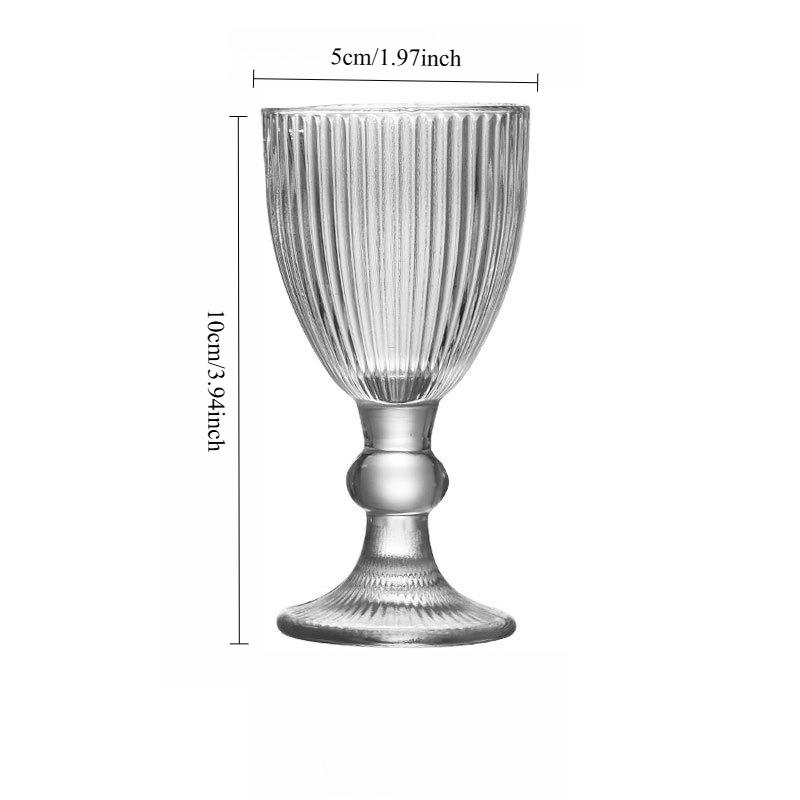 70ml European Retro Glass Cup Wine Goblet Champagne Glass Household Cocktail Glass Fruit Wine Cup Luxury Wine Glasses Drinkware 70ml