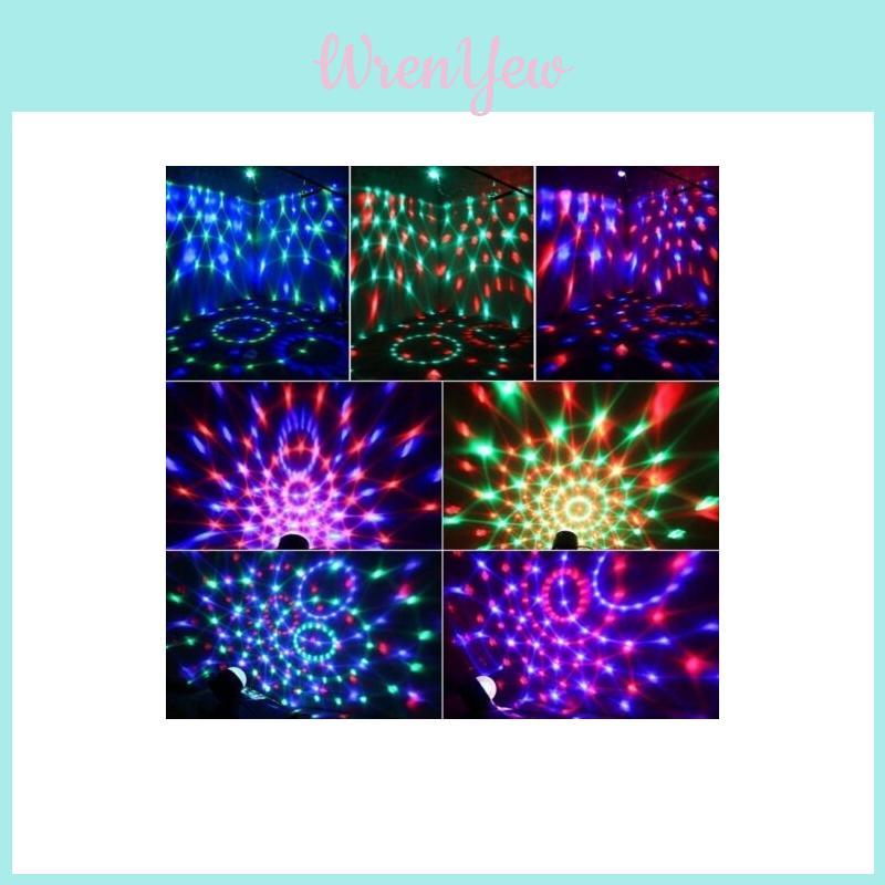 Vibrant Mini Stage Magic Disco Ball Lamp Effect With Rotating Rgb Dj Party Led Light