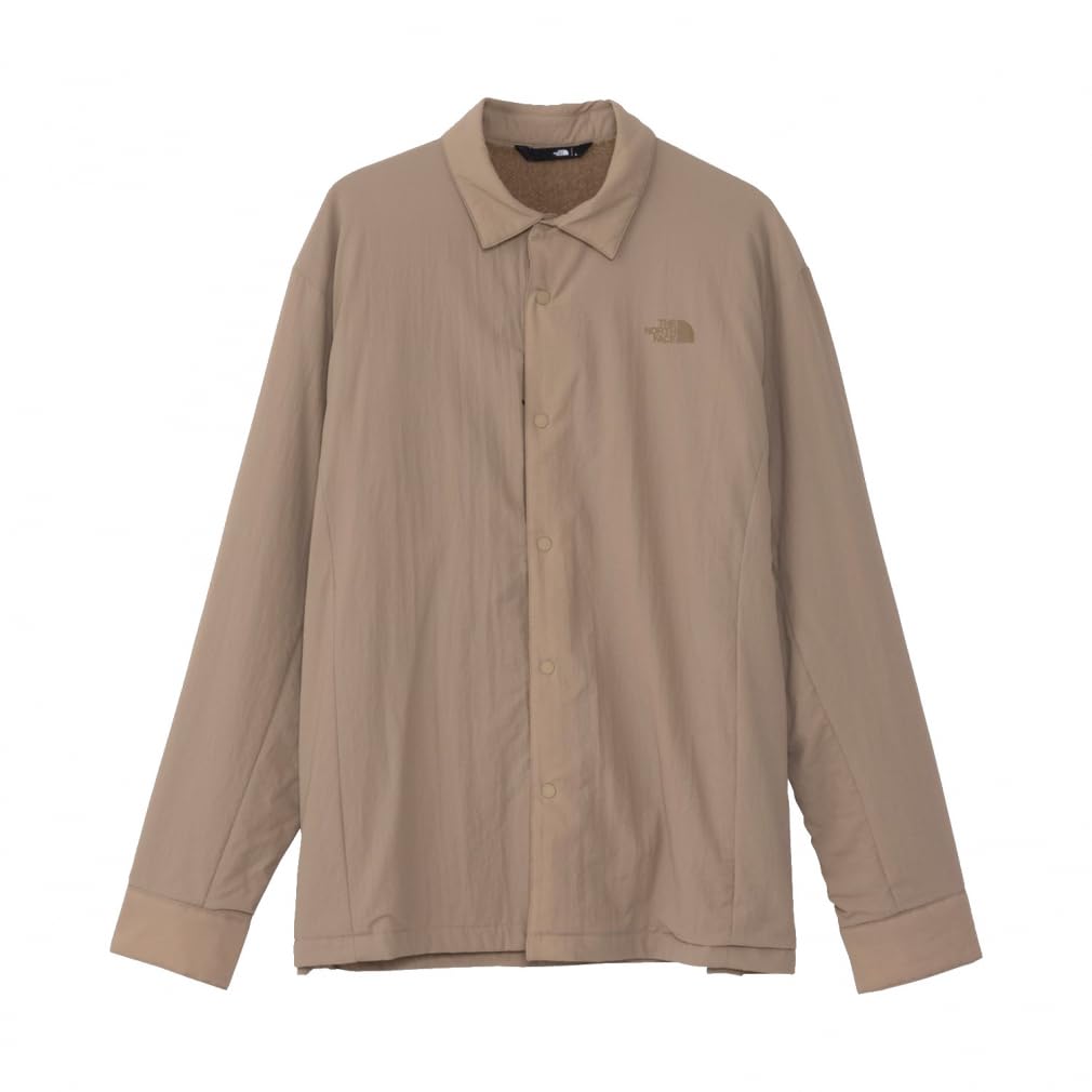 The North Face October Mid Warm and Kelp Size M Men's Shirt, Anti-Static, Tan,