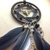 HIGHAWK Car Accessories Car Interior Decoration Pendant Dream Catcher Feather Deer Rearview Mirror Decoration