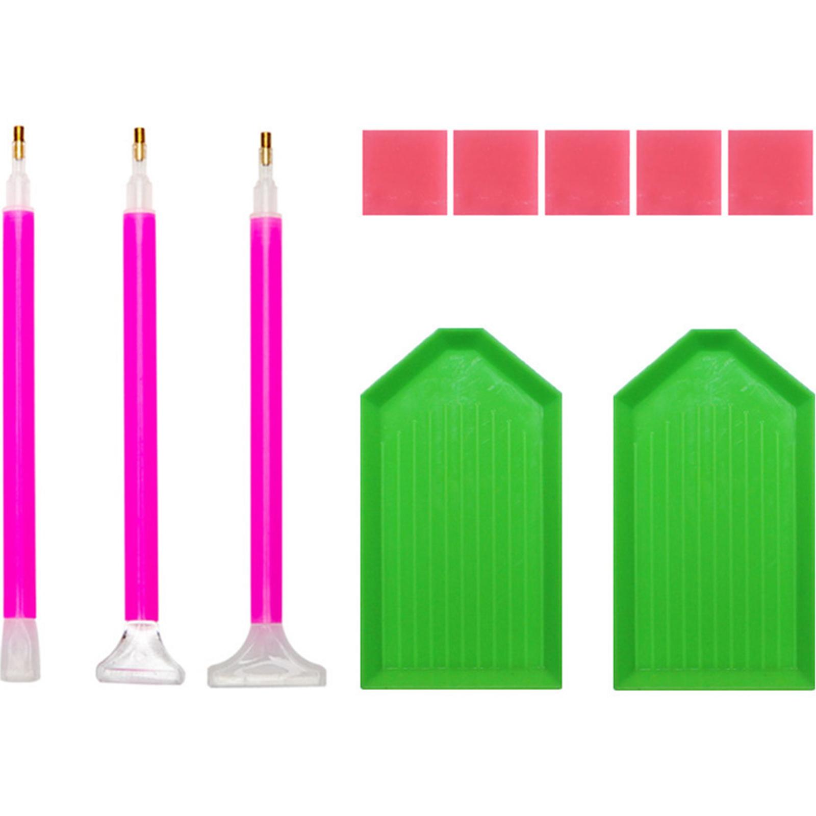 

DIY Diamond Painting Tool Set 5D Mosaic Drill Pen Clay Tray Rhinestone Plate Kit DIY Crafts Sewing Embroidery Tools