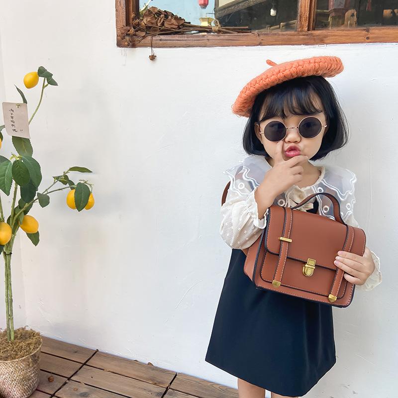 Korean Retro Baby Backpack Primary School Bag Kindergarten Kids Cambridge Bags Cartoon Bear Children's Boys Girls Shoulder Bag