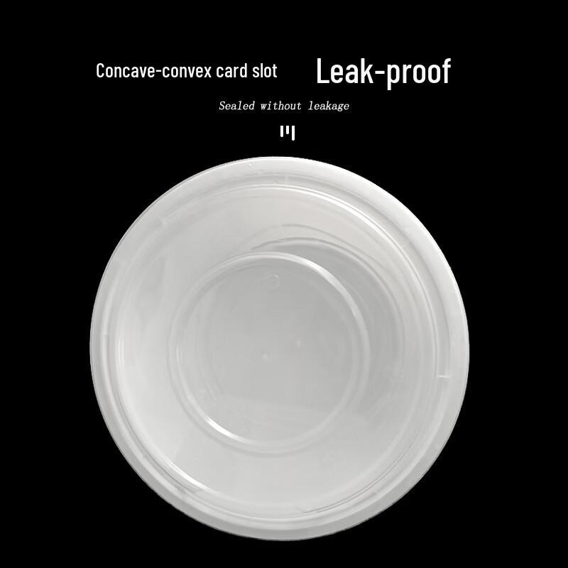 JINMEI Einweg 3500ml Runde Lebensmittelbehälter (90 Sets)