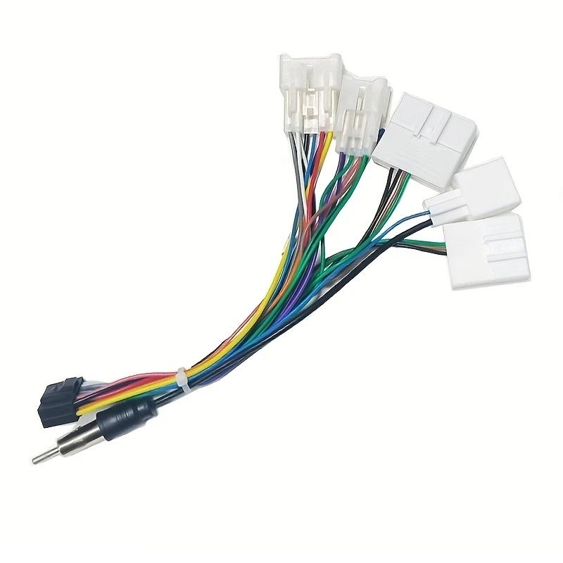 Car Radio 16PIN Adaptor Wiring Harness For Toyota Audio Power Cable Wire Plug Head Unit Harness for Toyota HY series From 2004