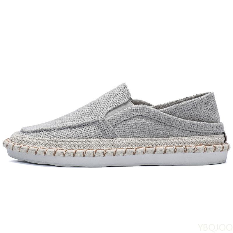 Men Lightweight  breathable Canvas Shoes Fashionable versatile Flats leisure comfortable minimalist men soft-soled shoes