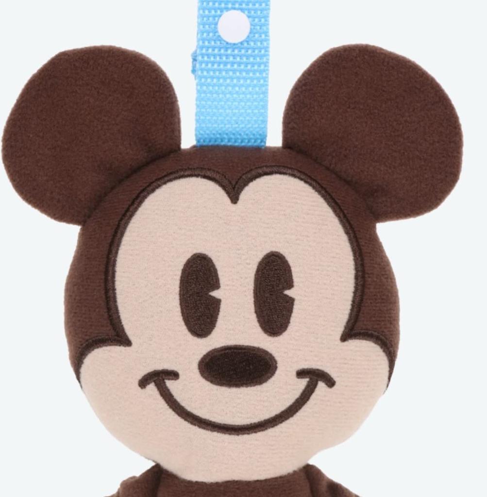 Disney Mickey Mouse Baby Toy with Belt for Wearing, Makes Sounds, Tokyo Disney Resort Exclusive, Baby Toy