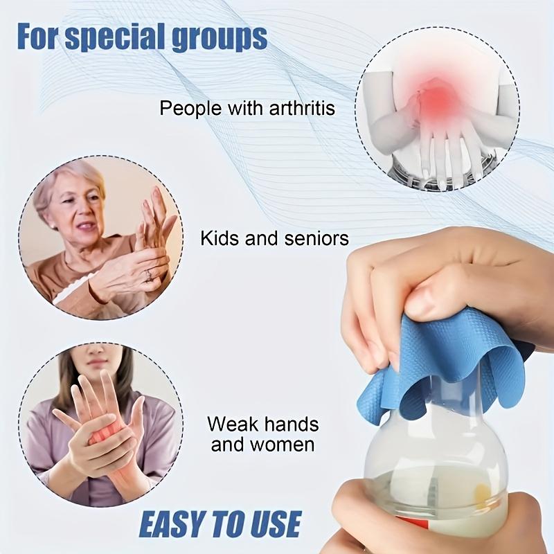 1/3pcs Rubber Can Opener Pad Reusable Bottle Opening Booster Anti-slip Easy-to-Use Gripper for Elderly Children Kitchen Gadgets