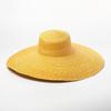 Spring and summer new enlarged hat flat straw straw hat ladies stage concave shape sun hat