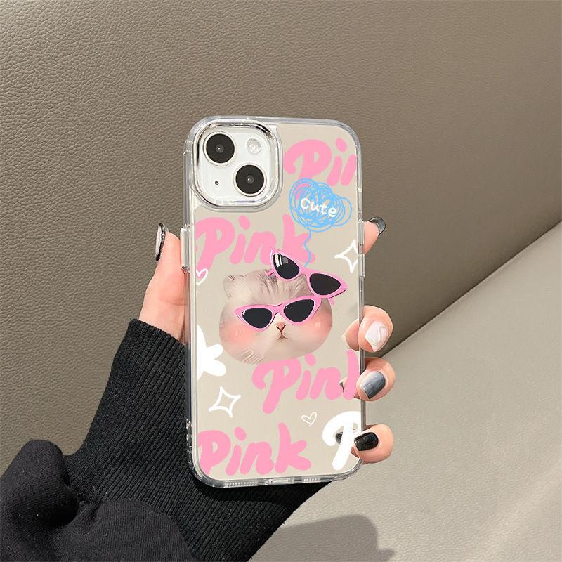 Internet Celebrity Cartoon Cat for iPhone17promax Mobile Phone Case 16Pro Apple 13/14 New 15 Girls