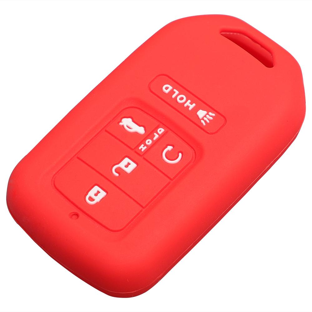 Silicone Remote Key Cover Protective Case Fob For Honda Accord Pilot Civic 5 Button Keyless Entry Remote Starter