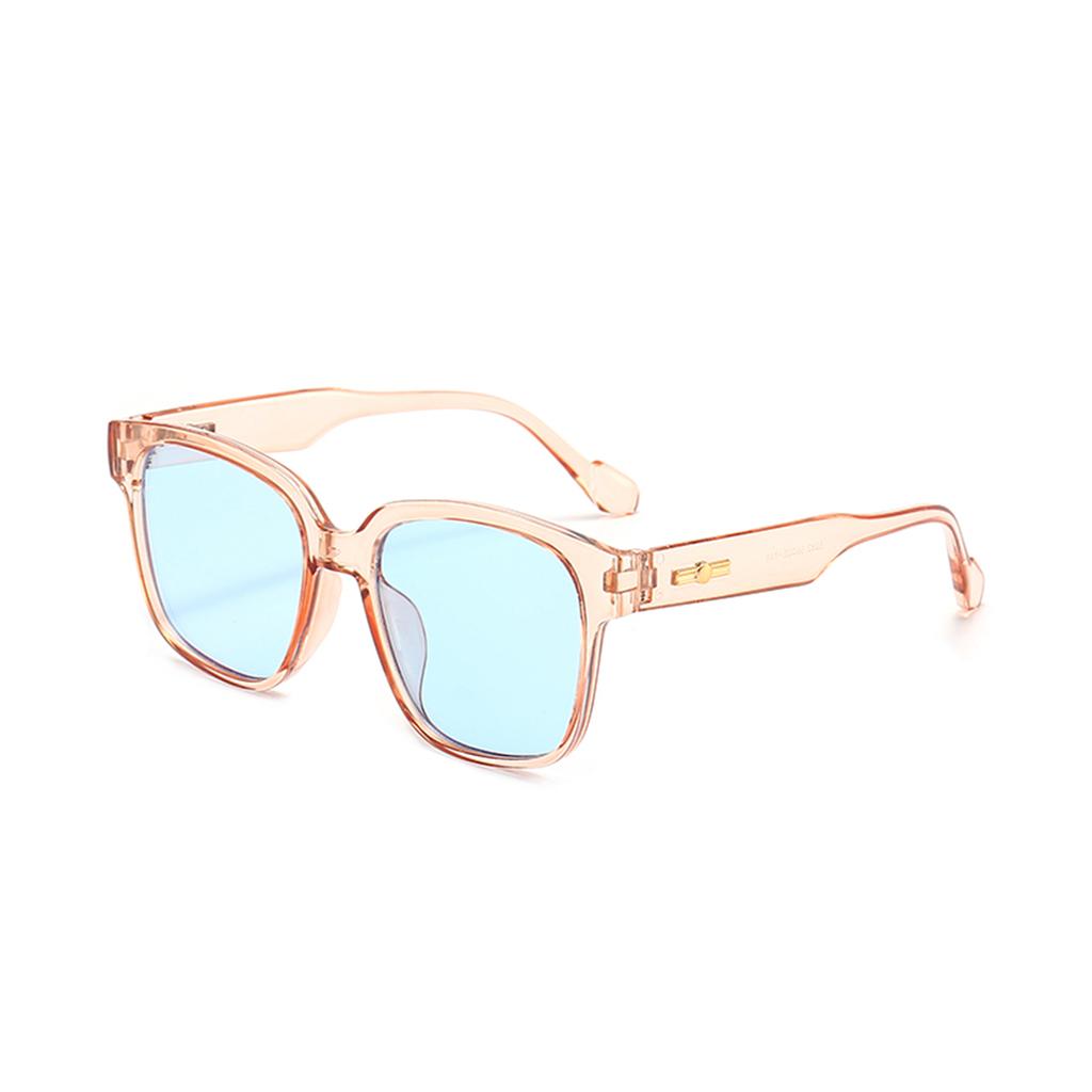 New Popular Color Matching Sunset Fashion Street Shooting Box Glasses Plain Yan Chao With Black Sunglasses With Borders.