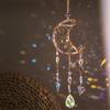 Moon Love Heart Charm Dreamcatcher Garden Window Decorations Crystal Pendant