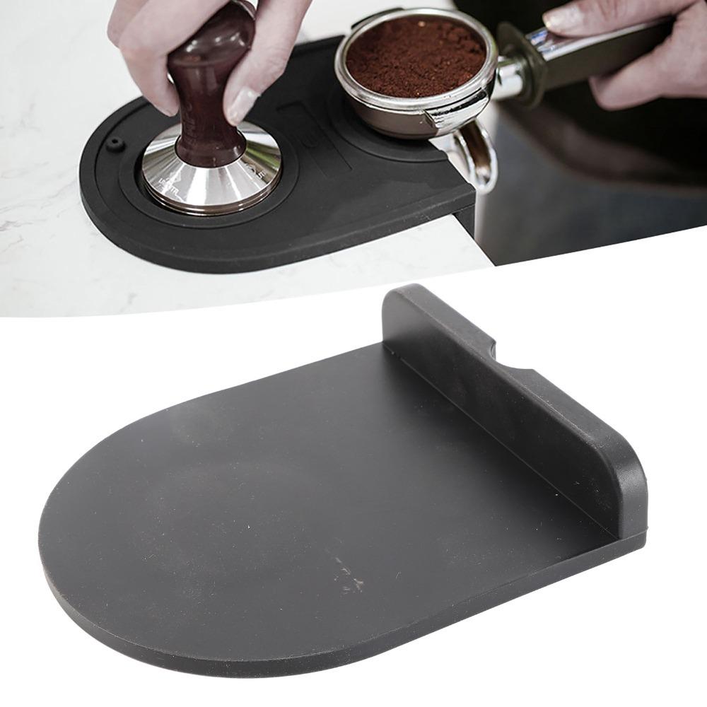 Corner Edge Espresso Tamping Mat Silicone Material Silicone Coffee Pad Tamp Support Pad Home