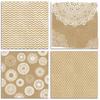24 Sheets Lace Craft Paper Pads Cutting Dies Art Background Origami Scrapbooking Card Making.