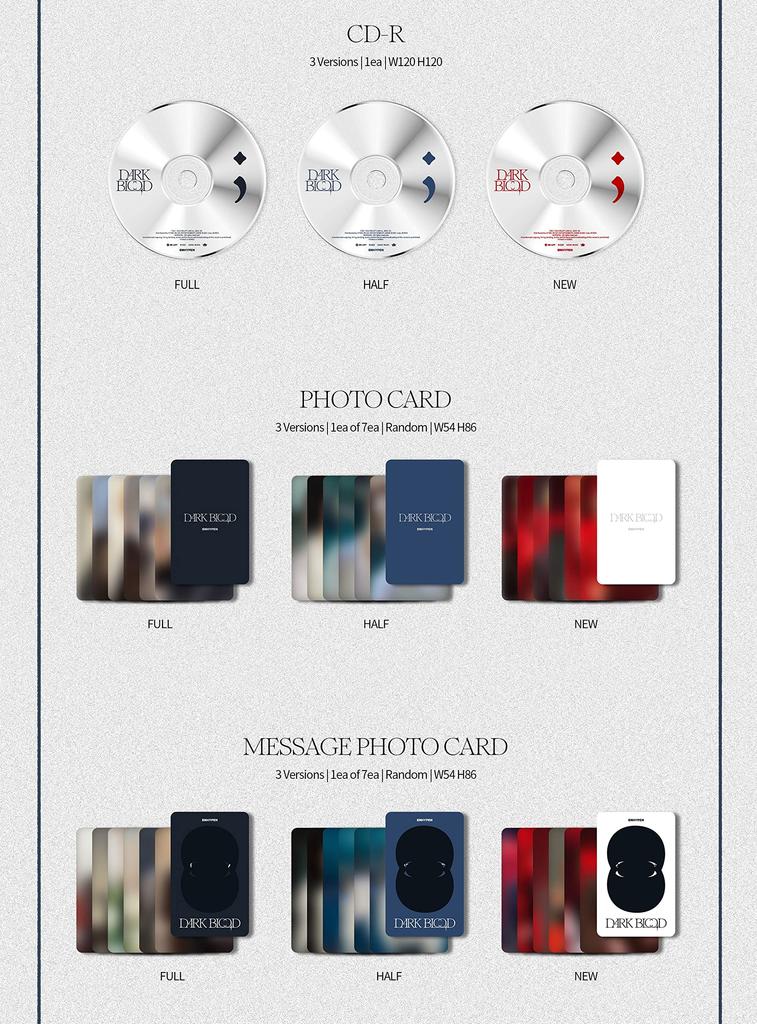 ENHYPEN "MØRKT BLOD" (Koreansk utgave)