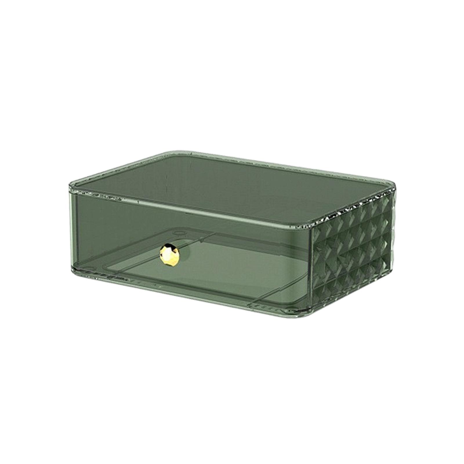 

High End Diamond Patterned Cosmetic Storage Box one size зелений