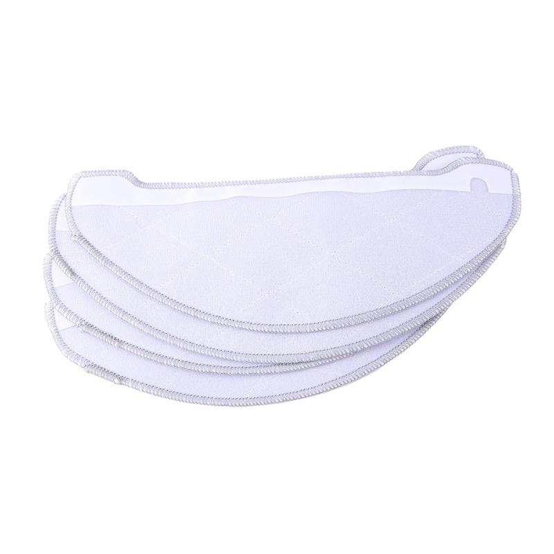 

A65T-4PCS Replacement Mop Cloths Cleaning Pads For Ultenic T10 Honiture Q6 Pro Robot Vacuum Cleaner, Microfiber Mopping Pads