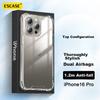 IPhone 16 Pro Case, Full Protection Shockproof Transparent Airbag Dual-Layer Anti-Drop Anti-Yellowing German Imported Bayer TPU High Transparency
