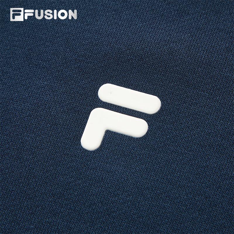 FILA FUSION Women's Faux Two-Piece Short Pullover Sweatshirt