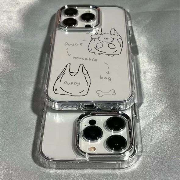 Bag puppy is suitable for Apple 11pro mobile phone case 11/11pro11 anti-drop transparent xr soft case 11plus/11.