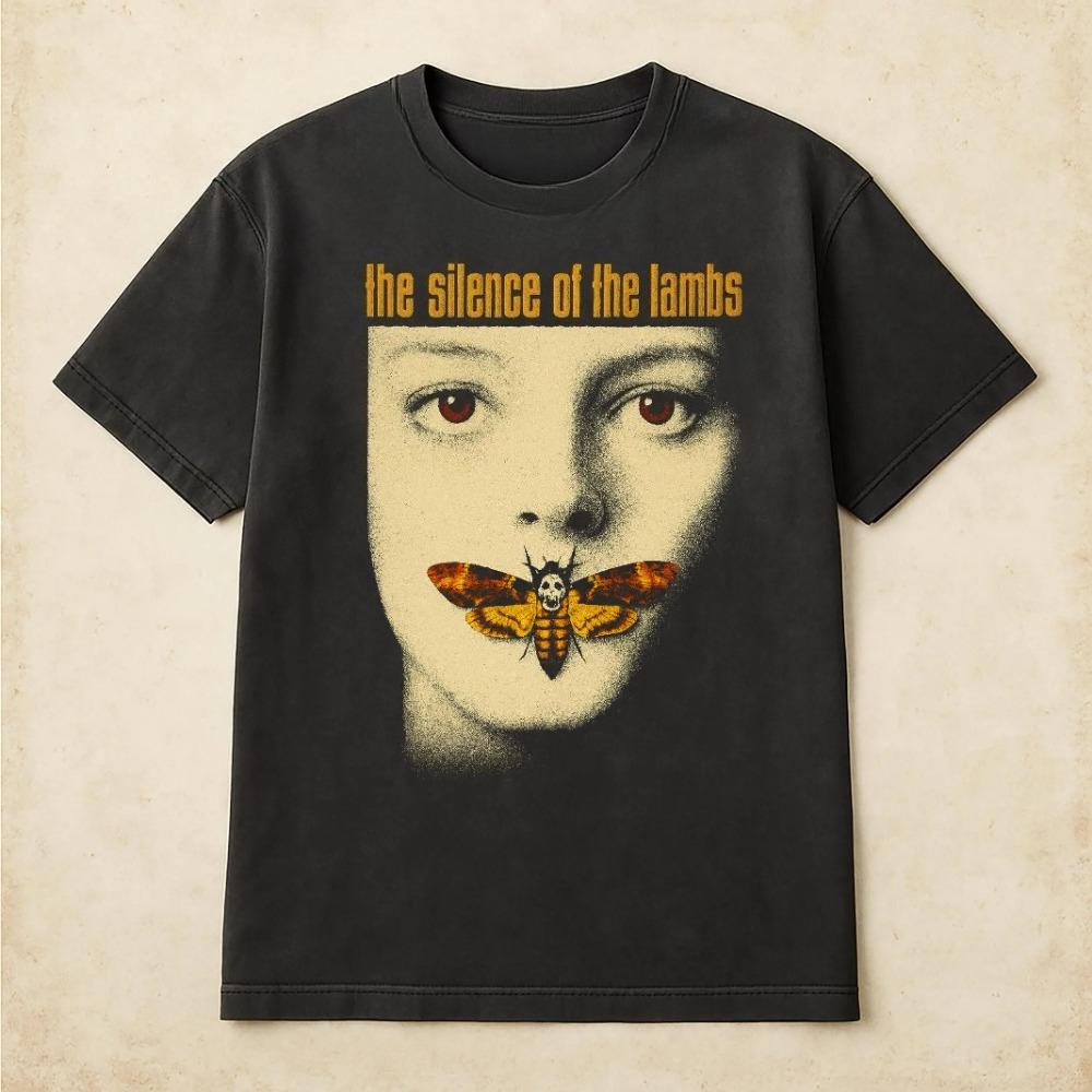 90s Retro Horror Style Tshirt A Gift for Classic Cult Movie Enthusiasts Retro Horror Pattern Tshirt Dark Art Style Top S