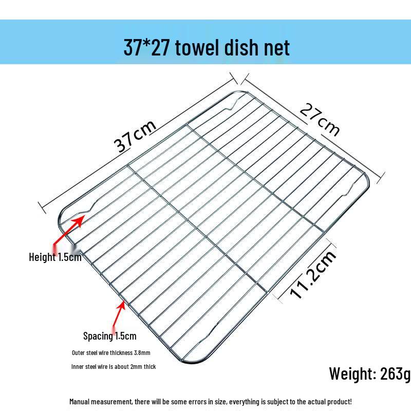 Korean-Style Stainless Steel Rectangular Serving Tray