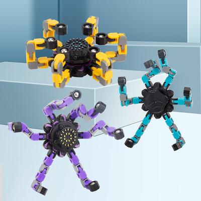 Kinder Verformbare Fidget Spinner Kette Spielzeug Für Kinder Widerstand Hand Spinner Entspannungsspielzeug Erwachsenen Geschenk