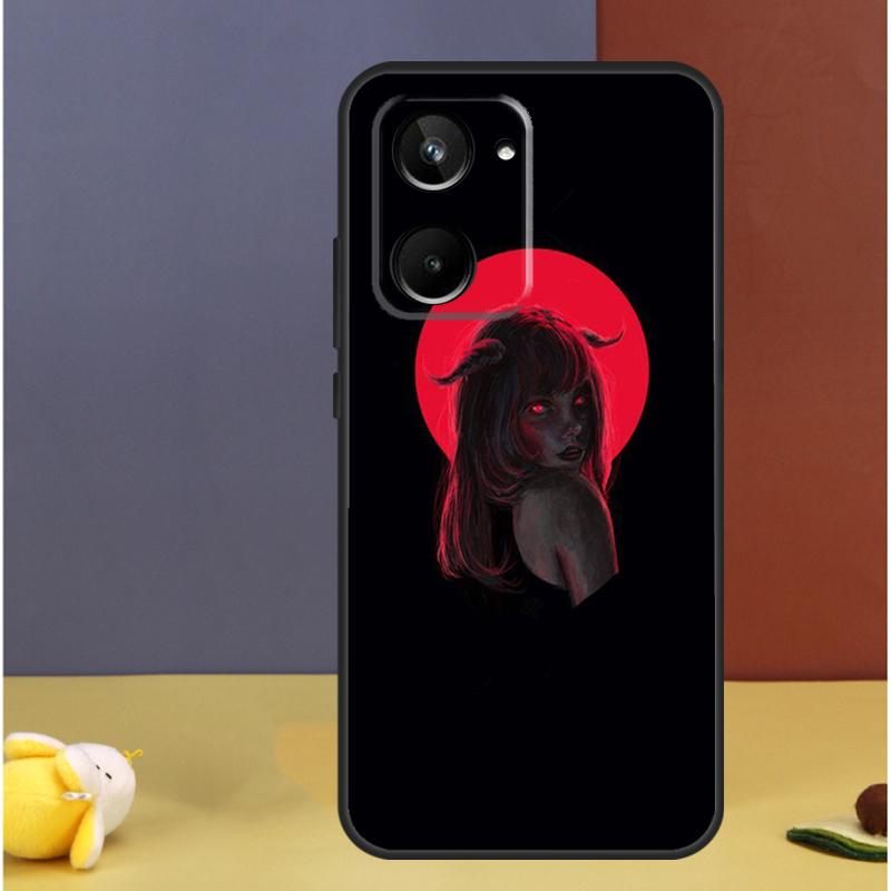 Devil Woman For Realme 15 10 11 12 13 14 Pro Plus C65 C67 C63 C61 C55 C51 C53 C35 C75 GT6 GT7 Pro Case