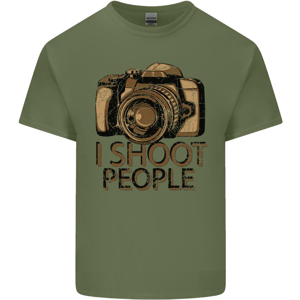 Photography I Shoot People Photographer Unisexs Light Cotton TShirt
