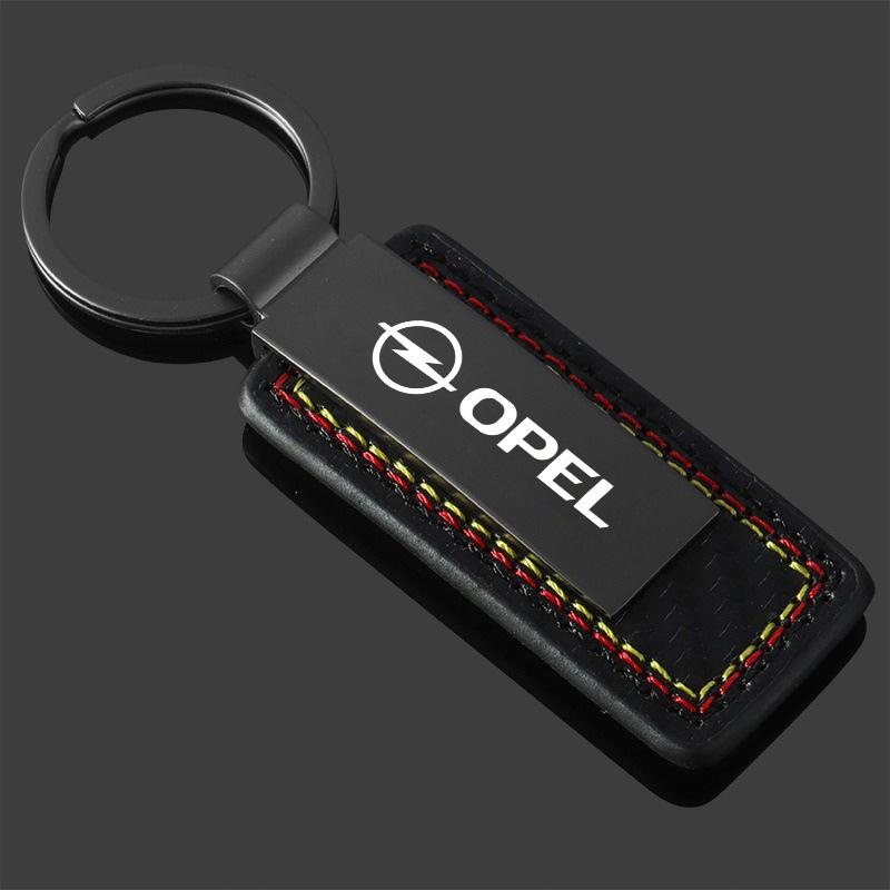 

Metal Car Logo Keychain Anti-loss Key Ring Pendant Decoration For Opel OPC Astra Insignia Vectra Corsa Zafira Mokka Antara