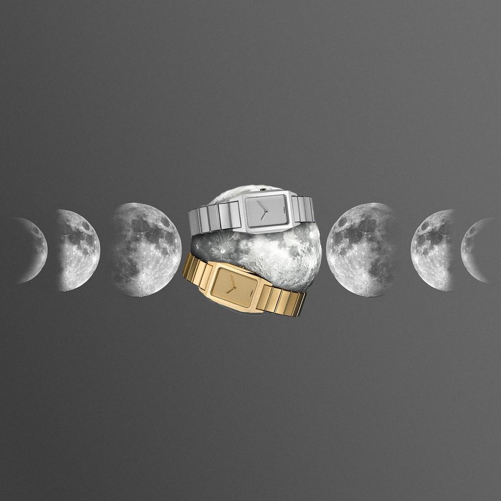 Authorized Distributor D1 Milano Unisex Watch ARBU01 Aura Studio 71 Silver Rectangular [D1 MILANO] Men's [AURA]