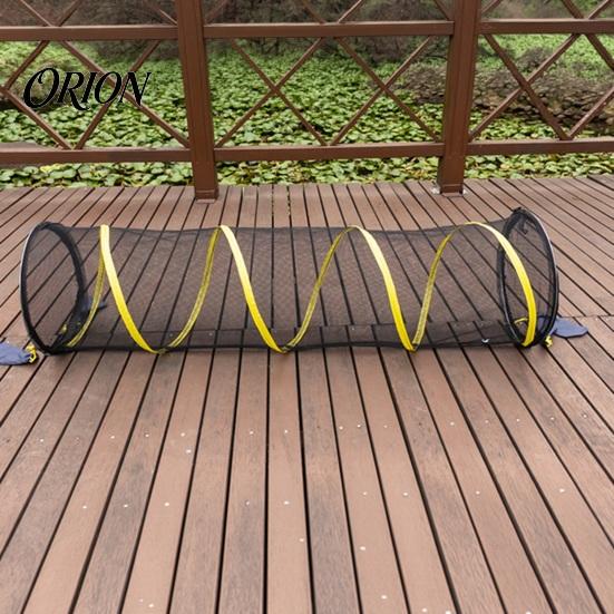Cat Interactive Hideaway Foldable Pet Mesh Tunnel, Breathable Tube Toy for Cats & Dogs, Small Animal Activity Tunnel Collapsible Play Indoor