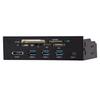 5.25" PC Computer Front Panel with USB 3.0 Hub Card Reader USB 3.1 & eSATA Port