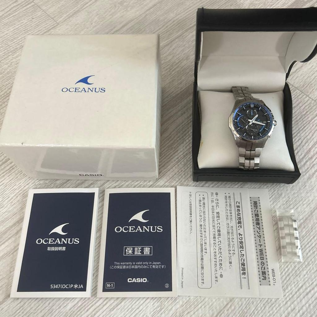 Used CASIO OCEANUS MANTA OCW-S3000-1AJF