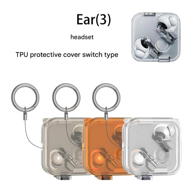 Earphone Skin Soft TPU Housing Case Dustproof Guard Shock Absorption Protective Cover Damage Prevention Sleeve For Ear 3 2025