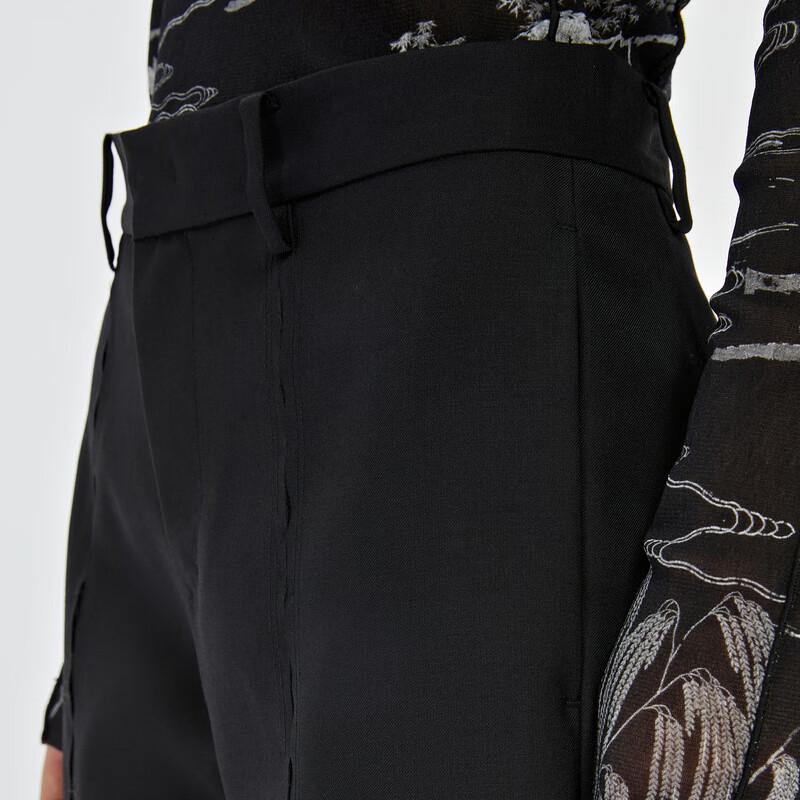 JNBY Women's Straight-Leg Cropped Casual Trousers