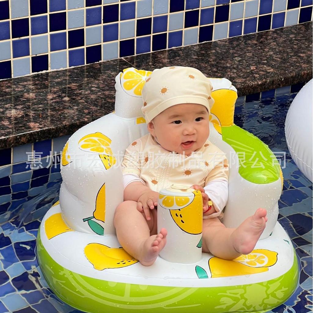 Olive Blossom Portable Inflatable Baby Seat & Bathtub