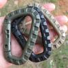 1pcs D Buckle Carabiner Climb Clasp Clip Hook Backpack Molle System Military Survival Outdoor Tools Camping Climbing Accessories