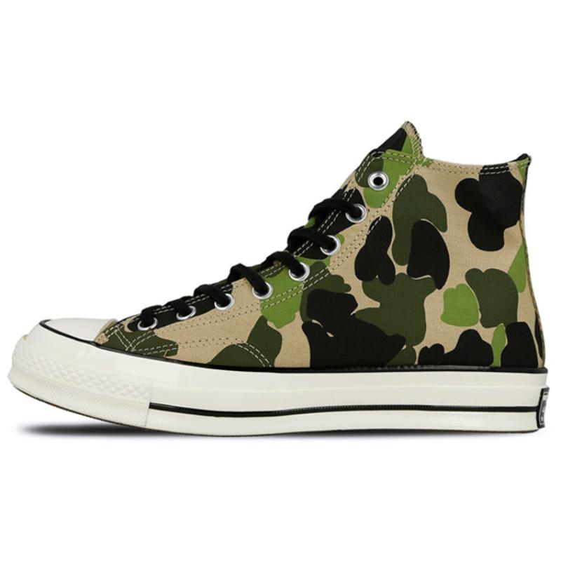 

Converse Chuck Taylor All Star Chuck Taylor All Star Round Toe Lace-up Durable Canvas Shoes Unisex Military Green Camouflage 35