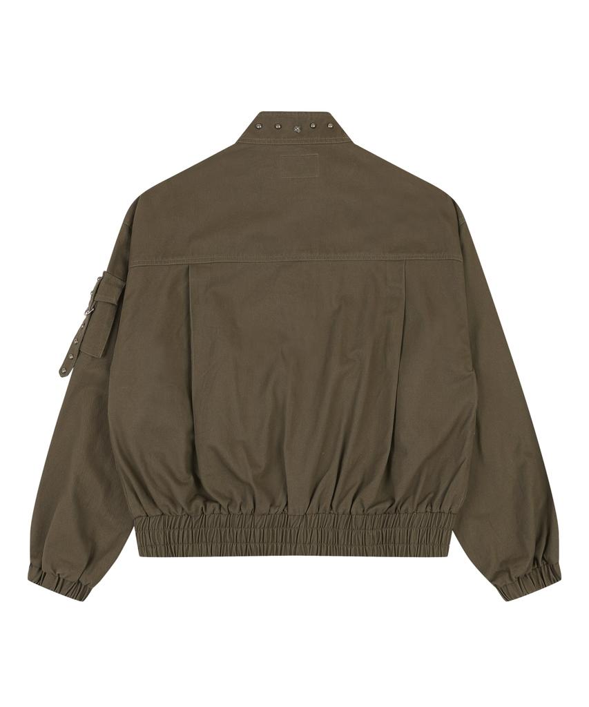 ORDINARY HOLIDAY Overfit Blouson Jumper [Khaki]