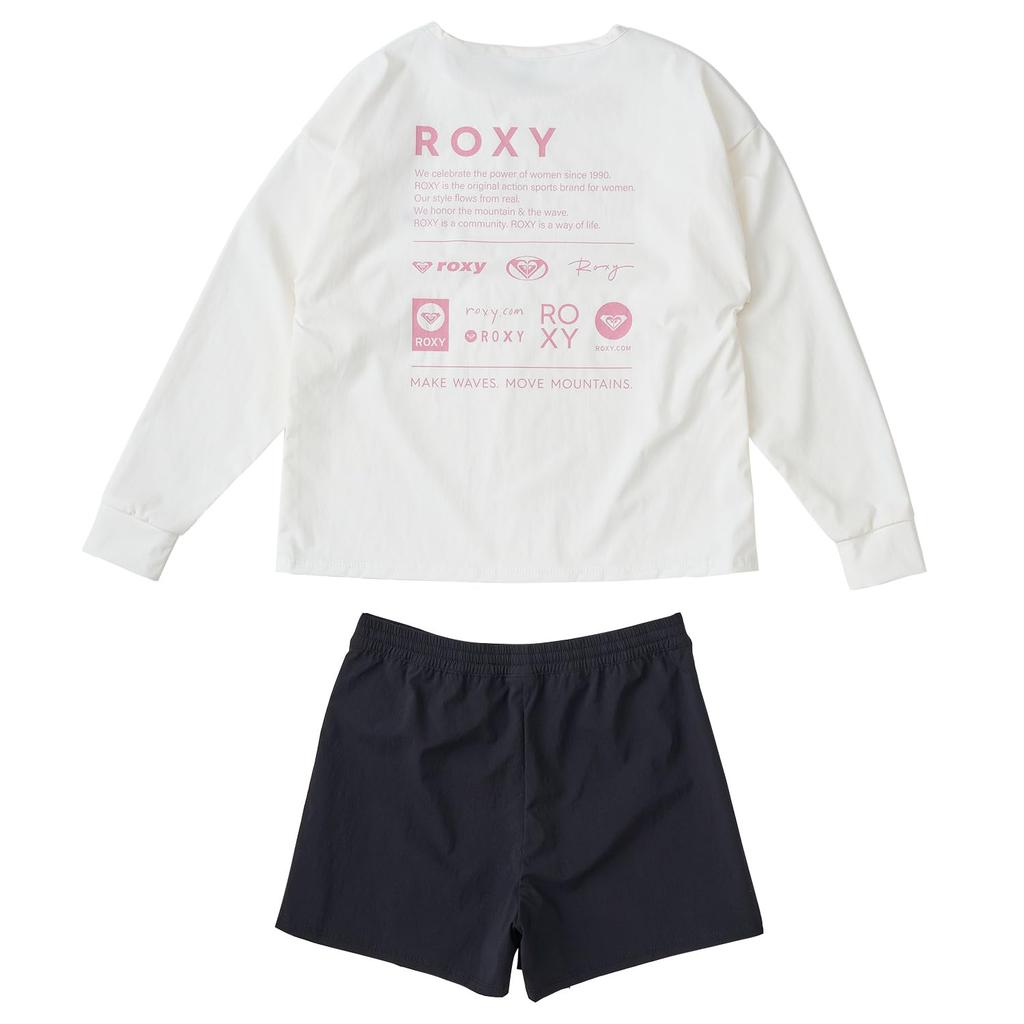 Rashguard Set MINI HEAR THE WAVES WHT [ROXY] Girls'
