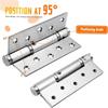1PC Self Closing Door Hinges Spring Loaded Hinges Adjustable Tension for Garage