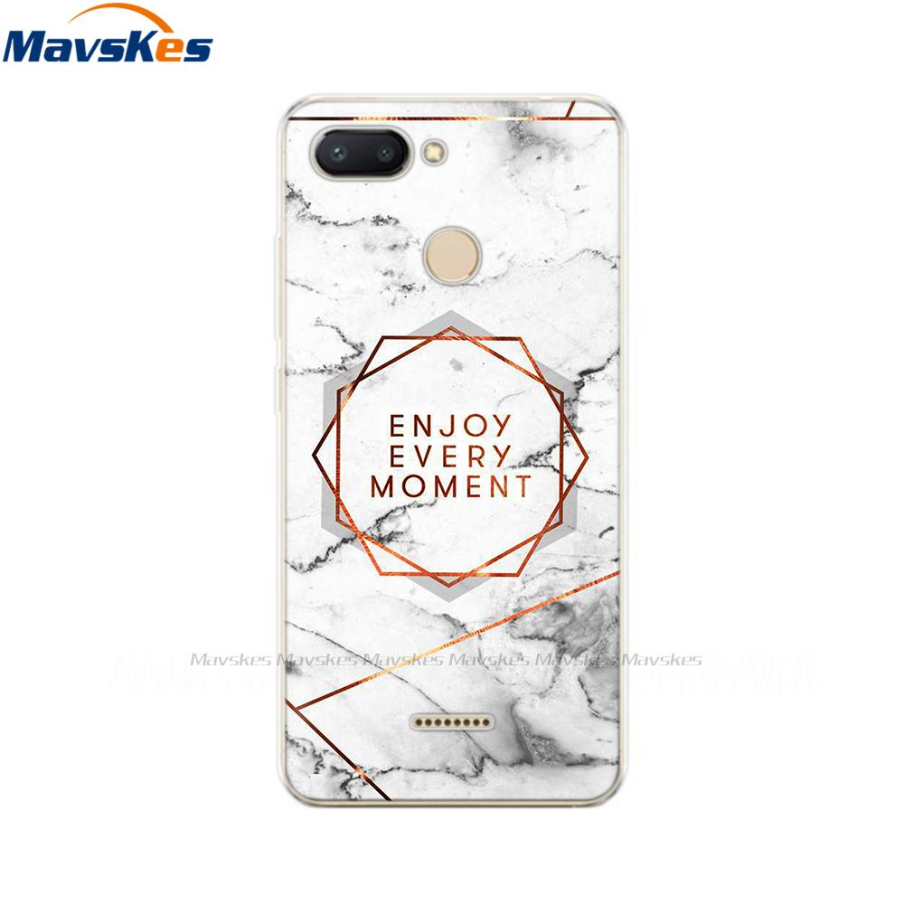 Silicone Cover for Xiaomi Redmi 6 Case Full Protection Soft Tpu Back Cover Phone Case for Xiaomi Redmi 6 Redmi6 Bumper Coque Bag