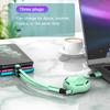3in1 USB Cable for IPhone Type-C Charger Charging Micro USB Telescopic Extension Phone Cable
