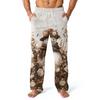 Men's Allover Printed Home Pants Sleeping Pajama Pants Long Pants Pajama Pants