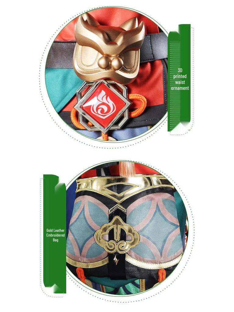 Groundhog Genshin Gaming Cosplay Lion Dance Boy Costume