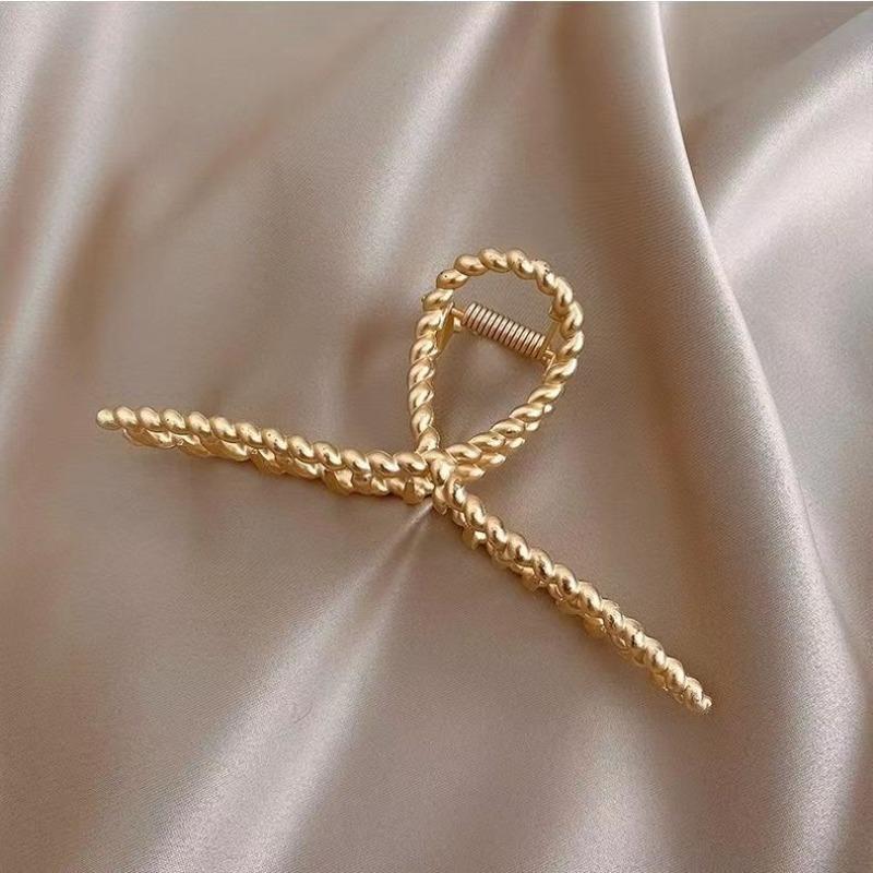 Gold Color Hollow Geometric Hair Clips Metal Hair Claw Cross Hairclip Headband Hairpin Hair Crab Women Hair Fashion Accessories